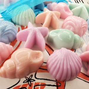 Sea Shells Soaps party favors,baby shower favors,wedding favors