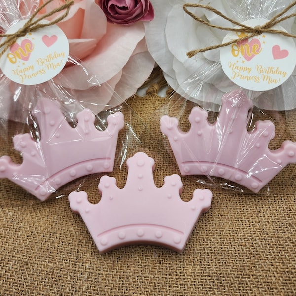 Princess Soap Favors Tiara Crown Baby Shower Favors Party Decorations Girl Princess Soap Girl Birthday Sweet 16 Pink Favors For Girl