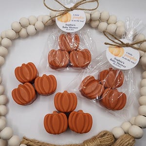 Pumpkin Soap Favors Baby Shower Little Pumpkin Soap Favors Fall Pumpkin Party Favors Halloween Party Decorations Pumpkin Wedding Favors