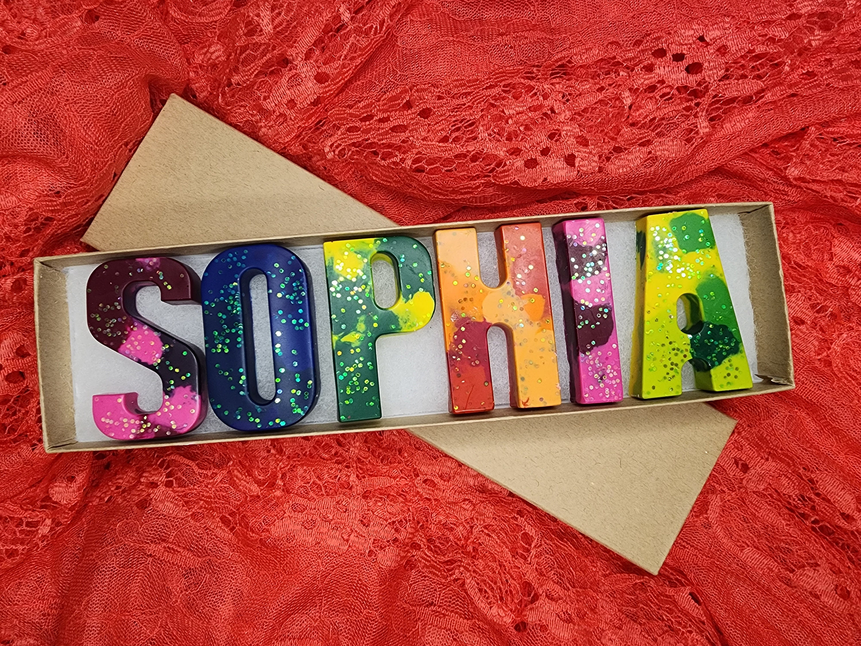 Personalized Crayon Names Kids Birthday Crayons Party Etsy