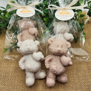 Teddy Bear Soap Favors Baby Shower Favors Thank You Beary Much Gift Beary First Birthday Decorations Gender Reveal Favors Boy Girl Gift