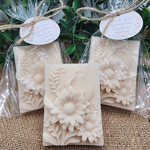 Boho Wildflower Baby Shower Soap Favors Baby In Bloom Shower Decorations Daisy Flower Spring Garden Gift For Guests Bridal Shower Wedding