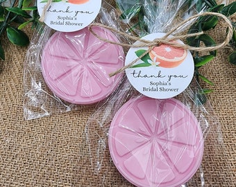 Grapefruit Soap Favors Orange Baby Shower Soap Favors Lemon Wedding Favors Little Cutie Favors Citrus Lime Clementine Gift For Her Soap