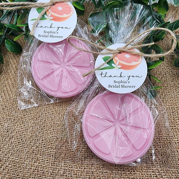 Grapefruit Soap Favors Orange Baby Shower Soap Favors Lemon Wedding Favors Little Cutie Favors Citrus Lime Clementine Gift For Her Soap