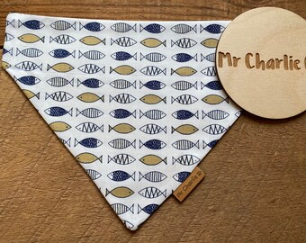 Cool Fish Dog Bandana