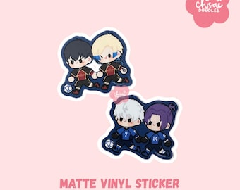 Soccer Bbys! Kawaii Chibi Anime Waterproof Sticker