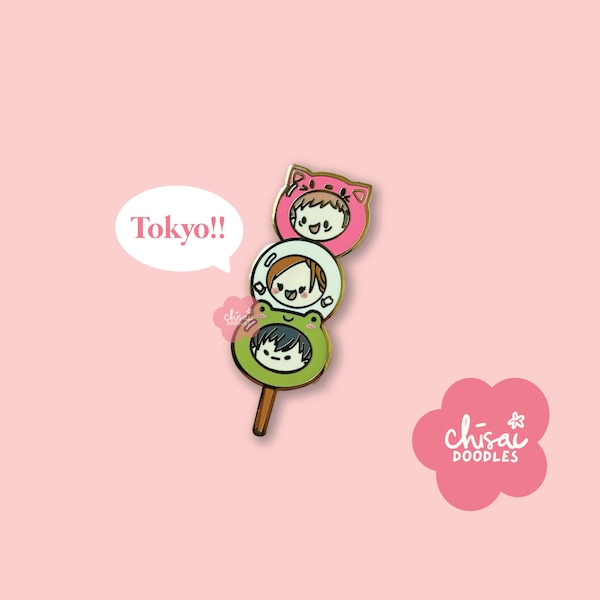 DANGO TRIO Enamel Pin