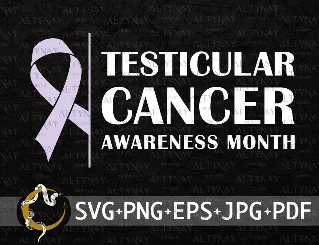 Testicular Cancer Awareness SVG, Testicular Cancer Support SVG