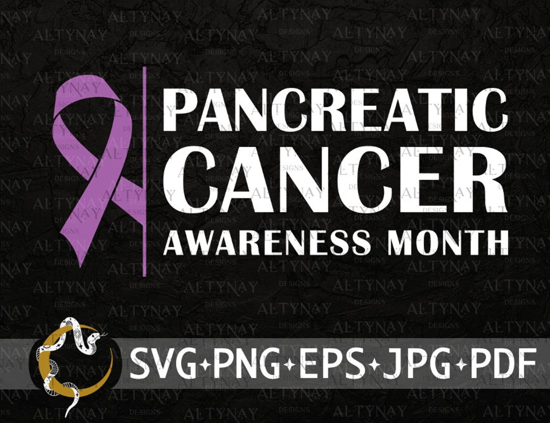 Pancreatic Cancer Awareness SVG, Pancreatic Cancer Support SVG