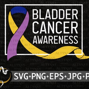 Concientización sobre el cáncer de vejiga SVG, Cinta de cáncer de vejiga SVG, Apoyo al cáncer de vejiga, Sobreviviente de cáncer de vejiga svg Cricut Silhouette