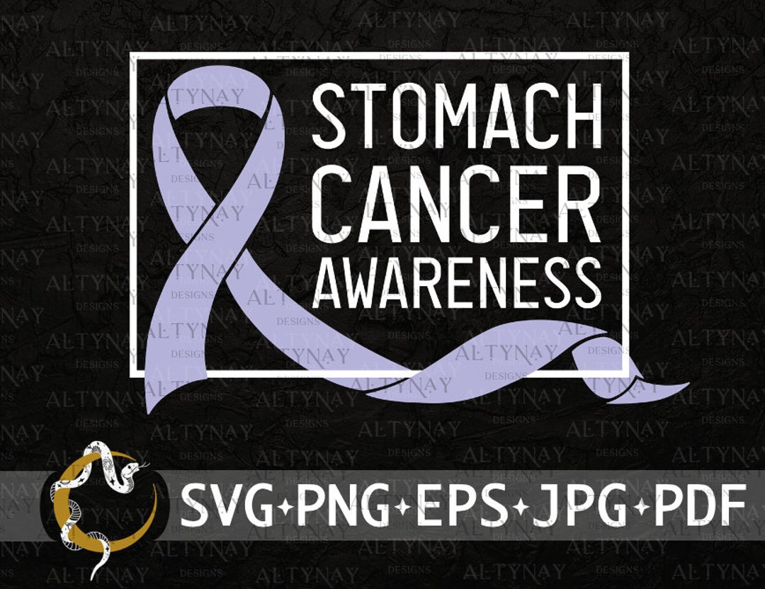Stomach Cancer Awareness SVG Stomach Cancer Support SVG Etsy