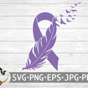 Awareness, Purple ribbon clipart, cancer awareness, png file for  sublimation, Purple ribbon, Alzheimer’s, sublimation design