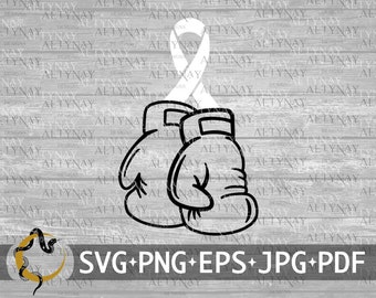 May include: Black and white illustration of a pair of boxing gloves with a white ribbon on top. The ribbon is tied in a bow. The image is on a wood grain background.