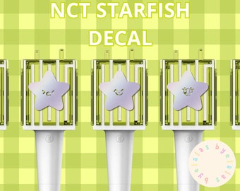 NCT 127 STARFISH DECAL Lightstick sticker vinyl - nct 127 Neobong