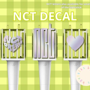 NCT DECAL Vinile adesivo Lightstick - nct dream nct 127 WayV Neobong hello future nct logo