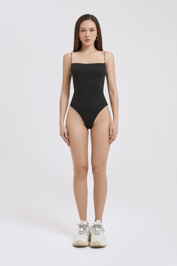 Buy Thin Strap Bodysuits by BUSYLIFE, Spaghetti Strap Bodysuit