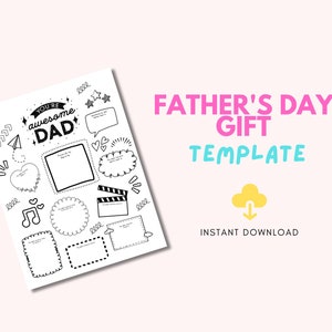Alles over papa afdrukbare eerste vaderdag, vaderdagcadeau, grappige vaderdag, stiefvader cadeau, cadeau superheld, alles over papa, stap D