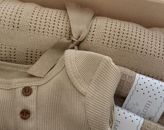 Beautiful beige islamic baby boy/ girl hamper gift
