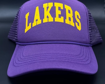 LA LAKERS NBA トラッカーハット/ロサンゼルス/バスケットボール/レイカーズ