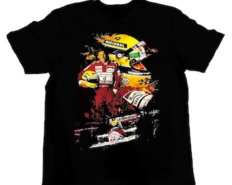 アイルトン・セナにインスパイアされたTシャツ