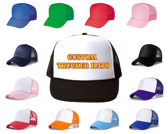 BENUTZERDEFINIERTE TRUCKER HÜTE / Jedes Logo / Custom / Baseball