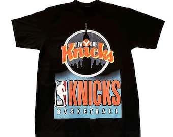Maglietta da basket dei New York Knicks - Maglietta da tifoso NBA, T-shirt vintage dei Knicks, Abbigliamento sportivo, Regalo per gli appassionati di basket, Maglietta unisex dei New York Knicks