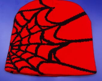スパイダーウェブビーニー / 冬用帽子 / スパイダーウェブ / スパイダーマン
