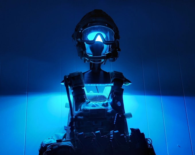 Helmet and Plate Carrier Wall Mount heavy Duty Remote Controlled USB