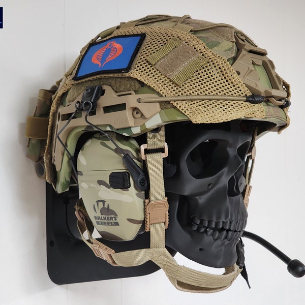 Skull + Helmet Display Package - Unlit Version