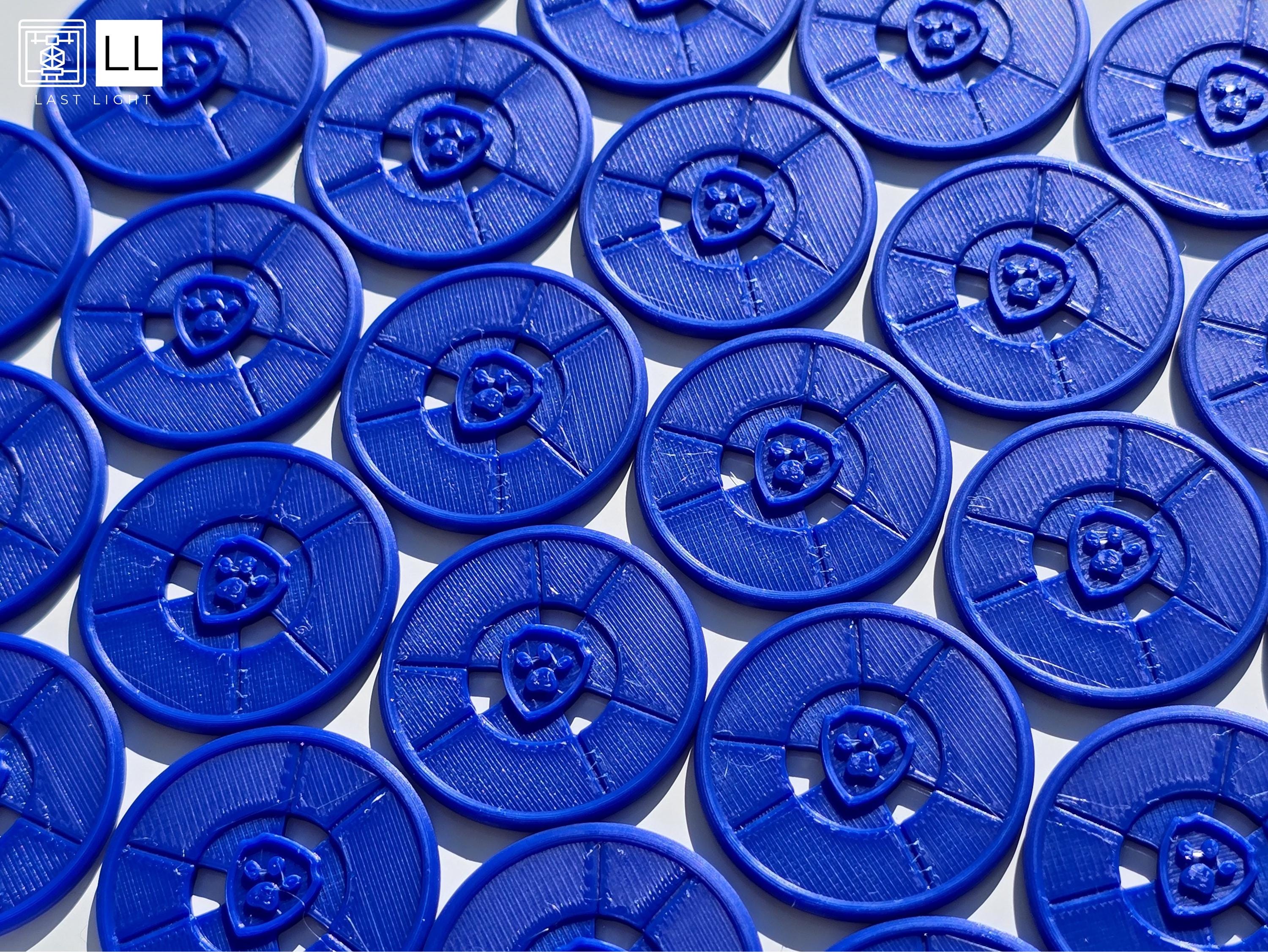 Replacement Paw Patrol Discs - 3D-Printed for Zuma Rescue Wheels Hovercraft