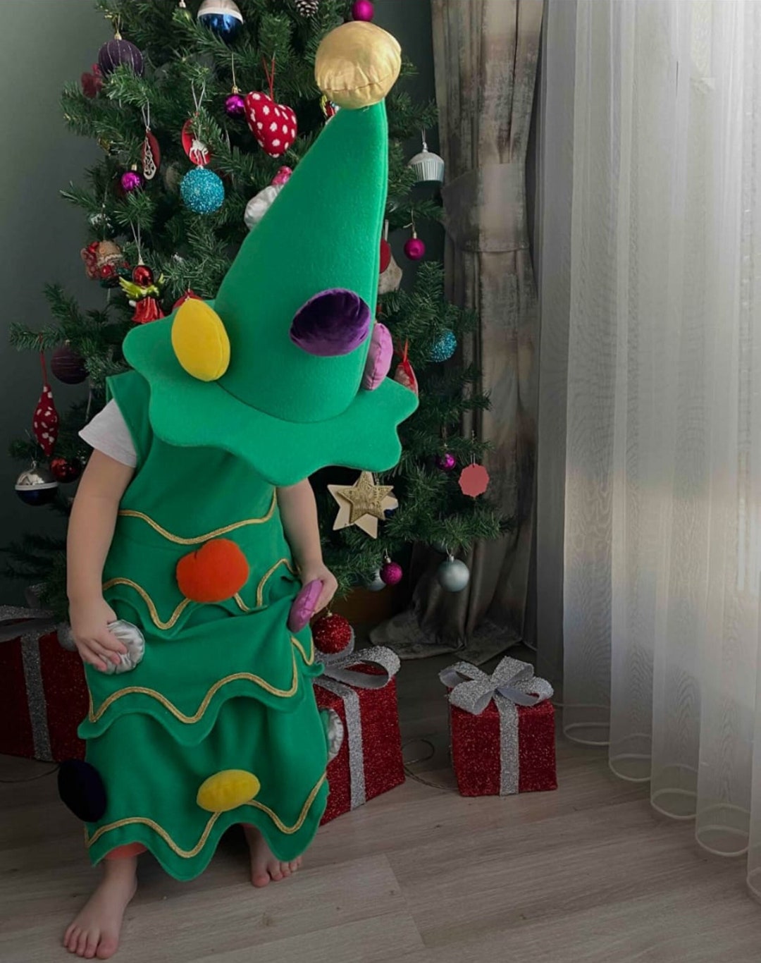 Christmas Tree Costume Girl Xmas Costume Chirtsmas Dress for Etsy