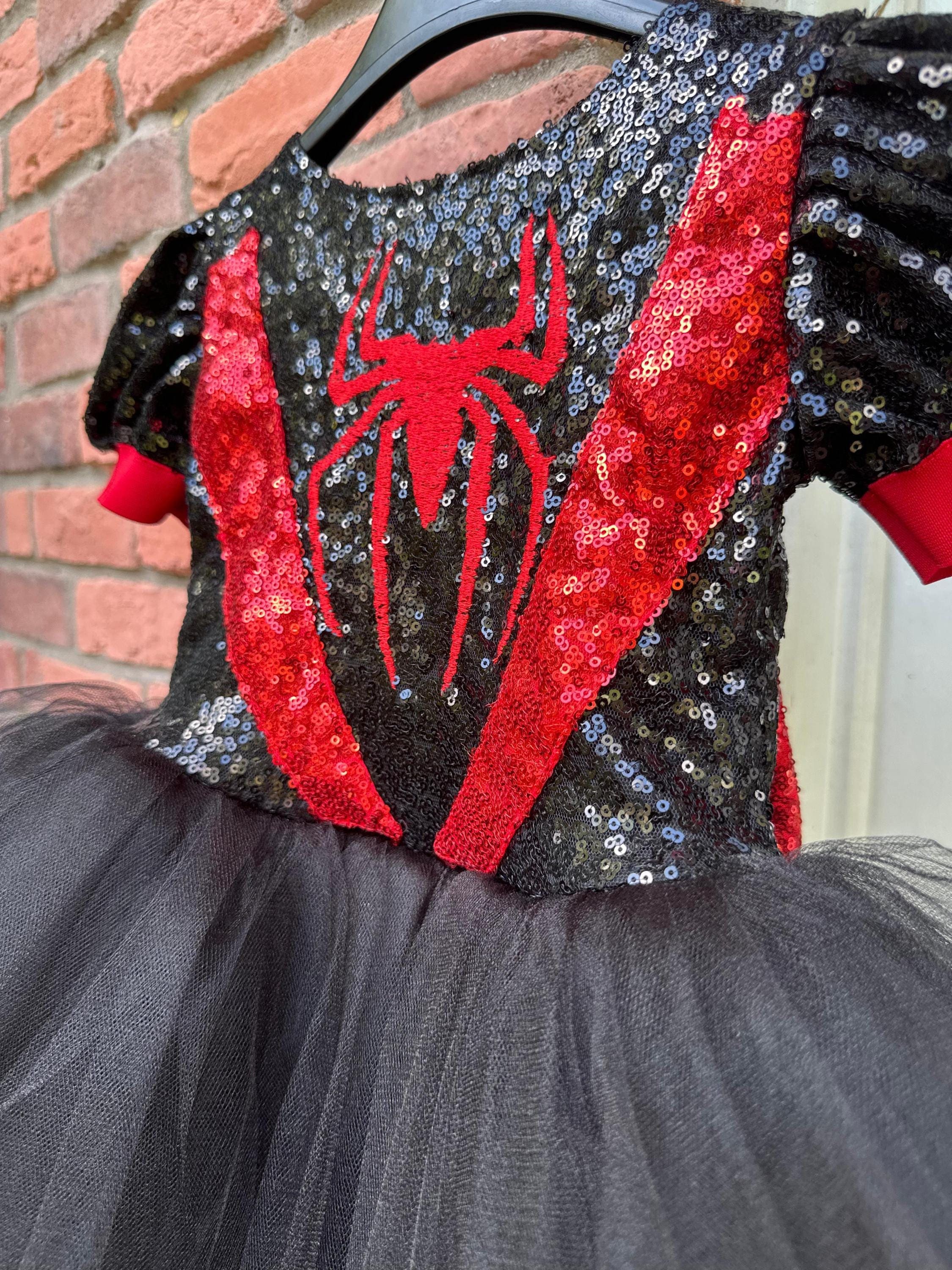 red spider dress Hell Bunny Red & Black Gothic Black Widow Spider Dress [HB4289R/R]