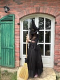 Black Witch Costume Women, Halloween Adult Costume, Witch Hat, Tulle Skirt, Witch Costume, Velvet Fabric, EXPRESS SHIPPING product logo