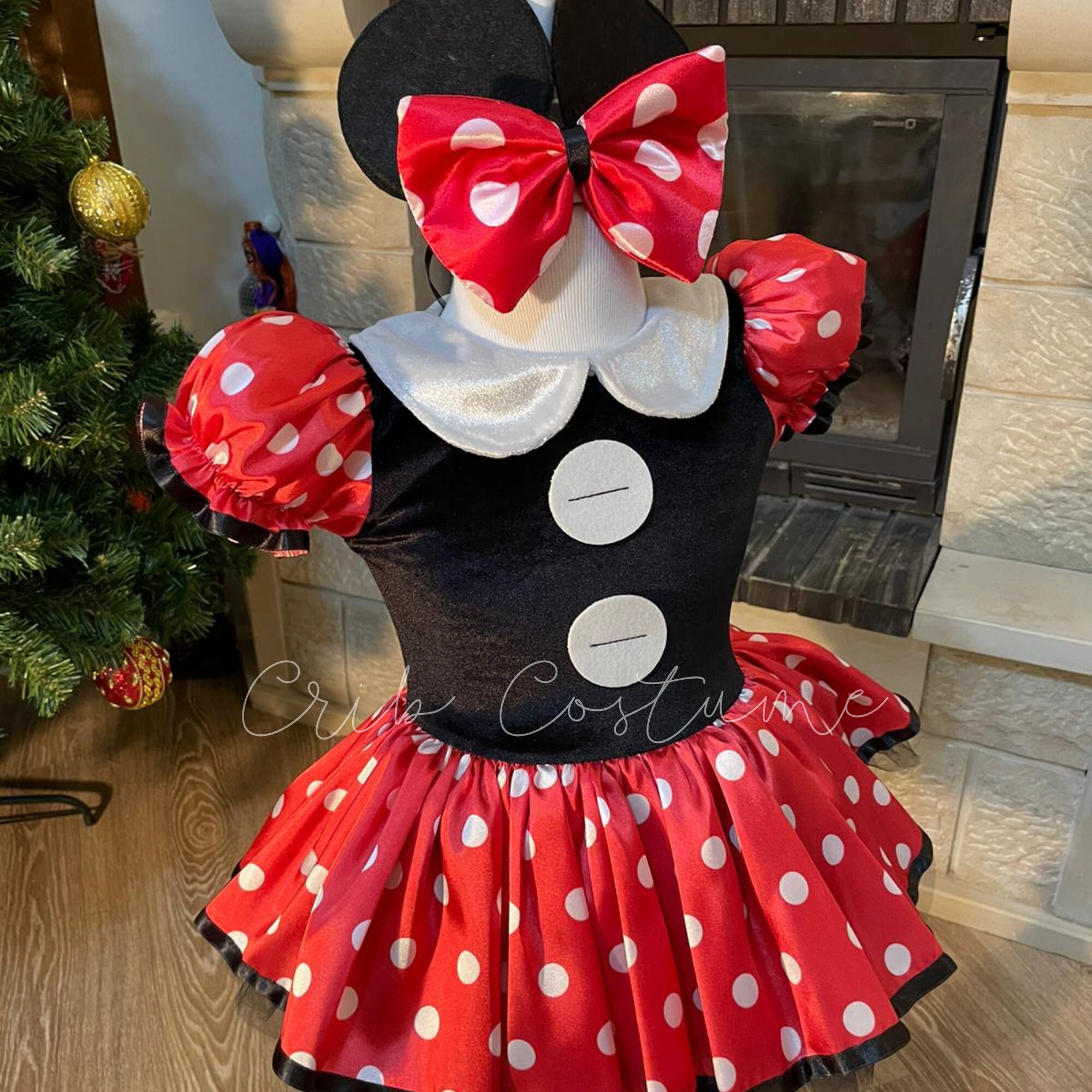 minnie mouse red tutu dress Disney Red and White Polka Dot Minnie Mouse Inspired Tutu Dress EverAfterTutuCo