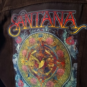 OOAK Upcycled Denim Jacket Santana image 1