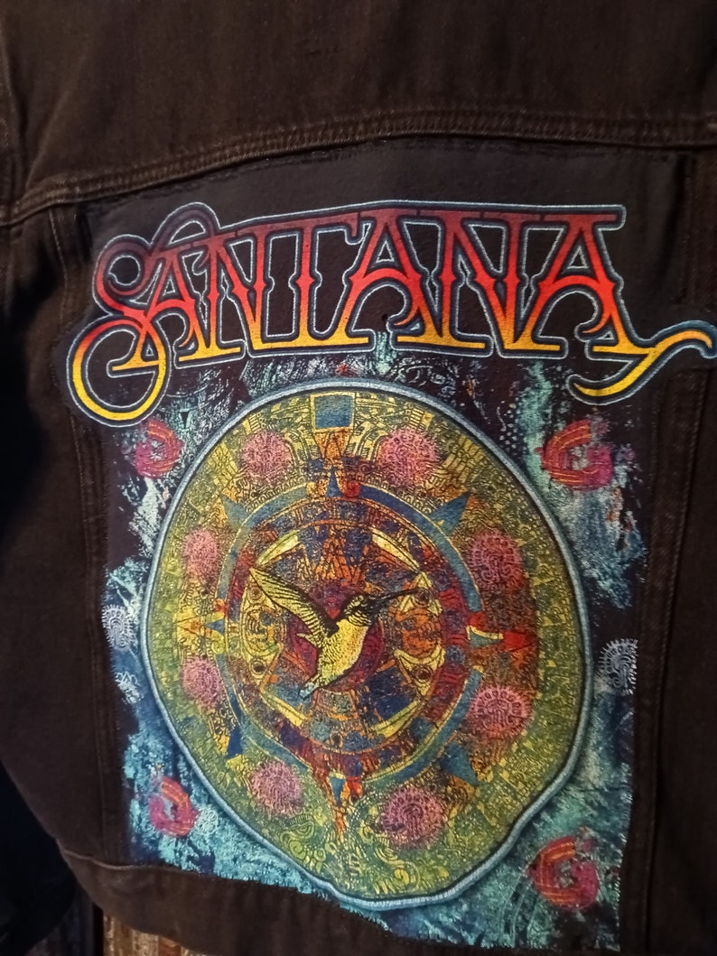 OOAK Upcycled Denim Jacket Santana image 1