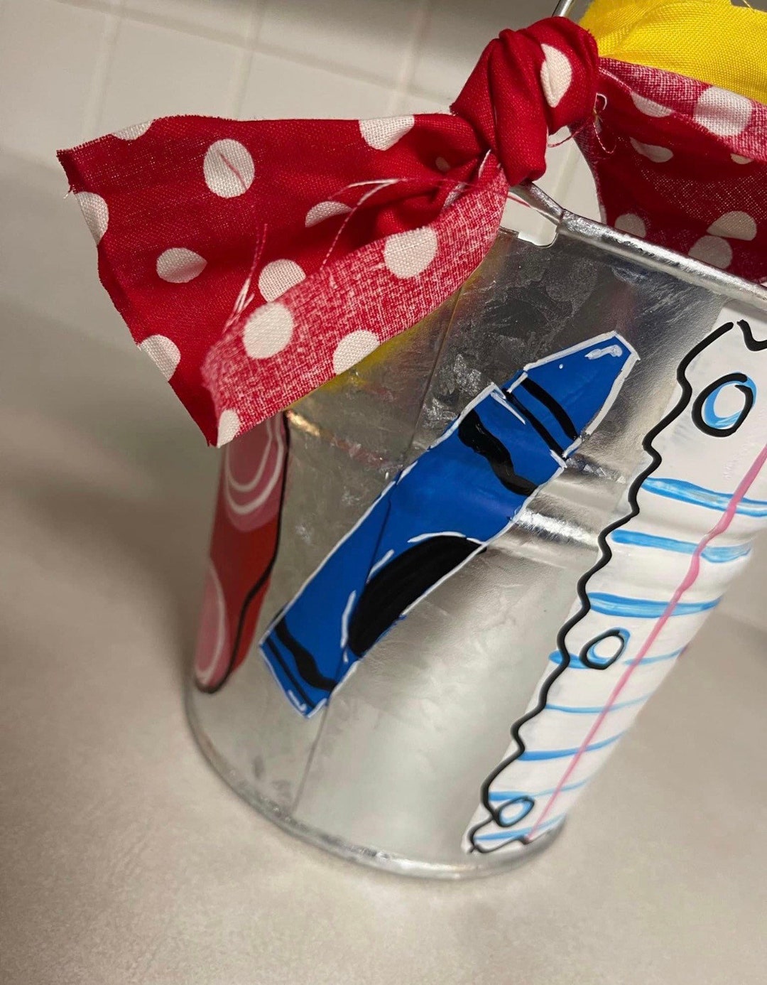 Hand Painted Teacher Appreciation Bucket Etsy