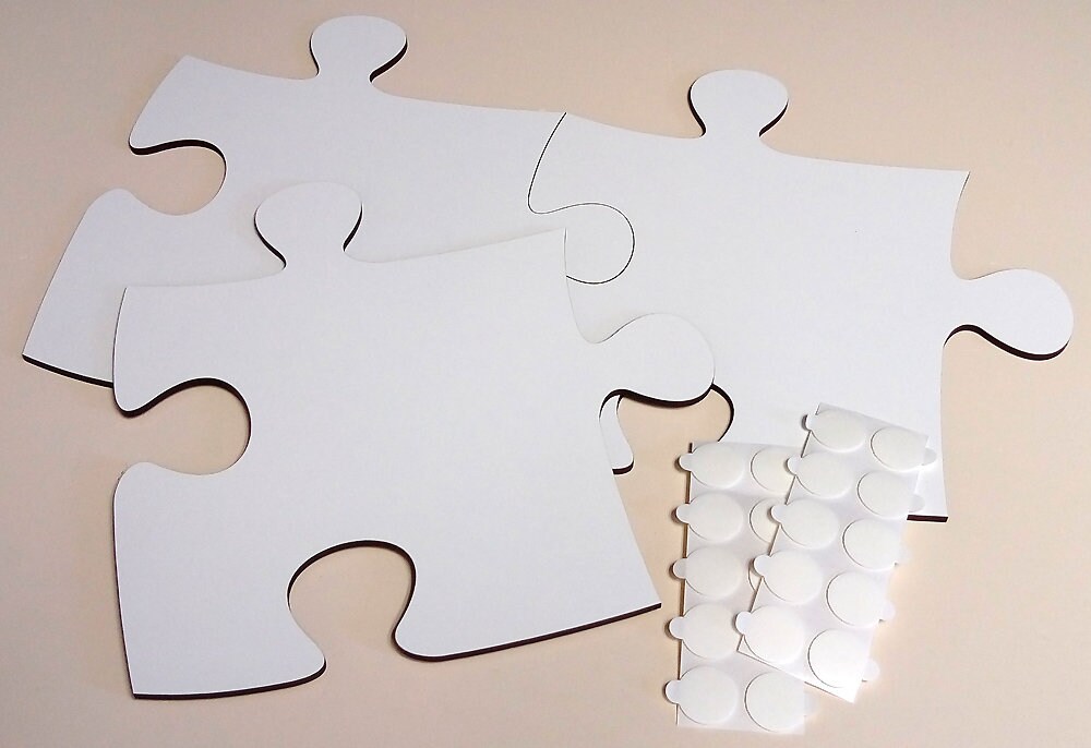 Blanko Holz-Puzzle Fuß, 16 Teile, 35x70 Cm, Zum Selbst Bemalen Und
