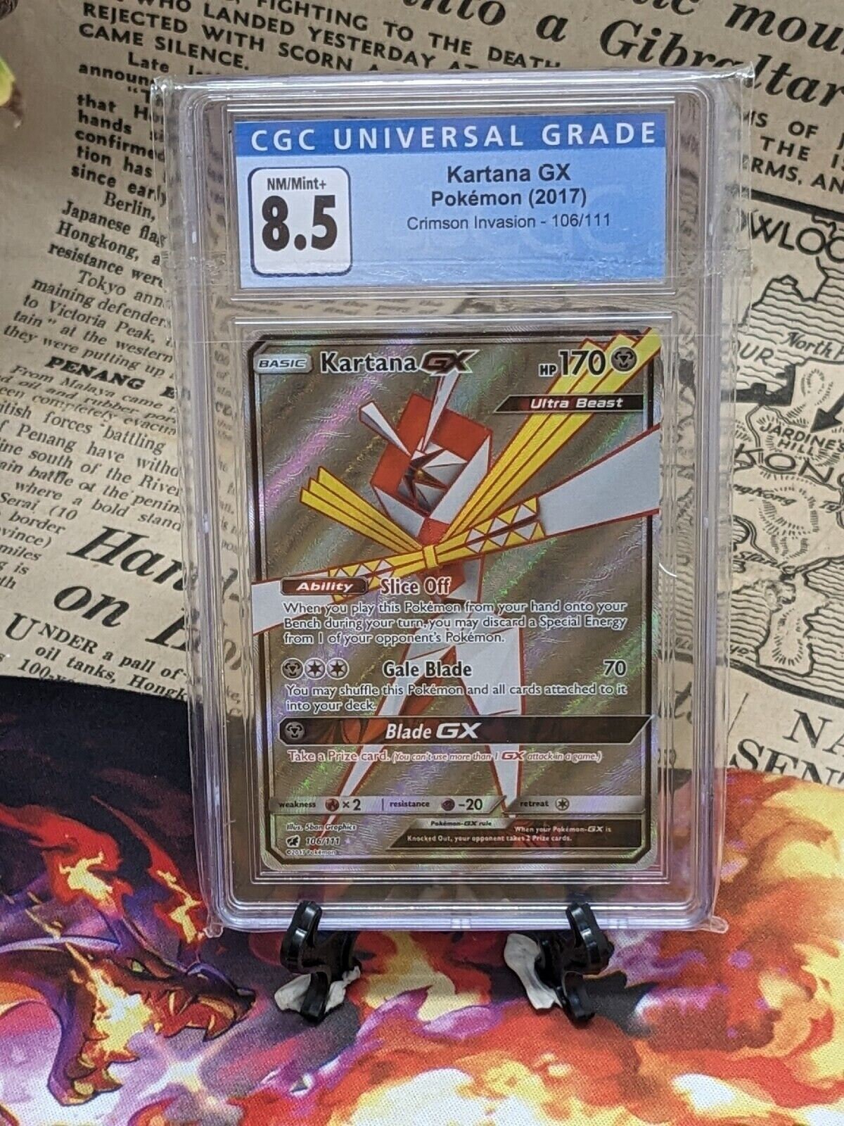 Kartana GX - Crimson Invasion Pokémon card 106/111