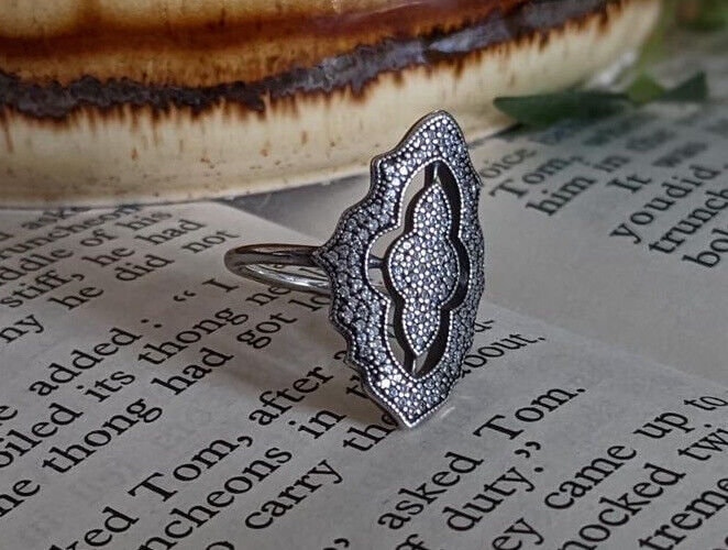 Pandora shimmering store lace ring