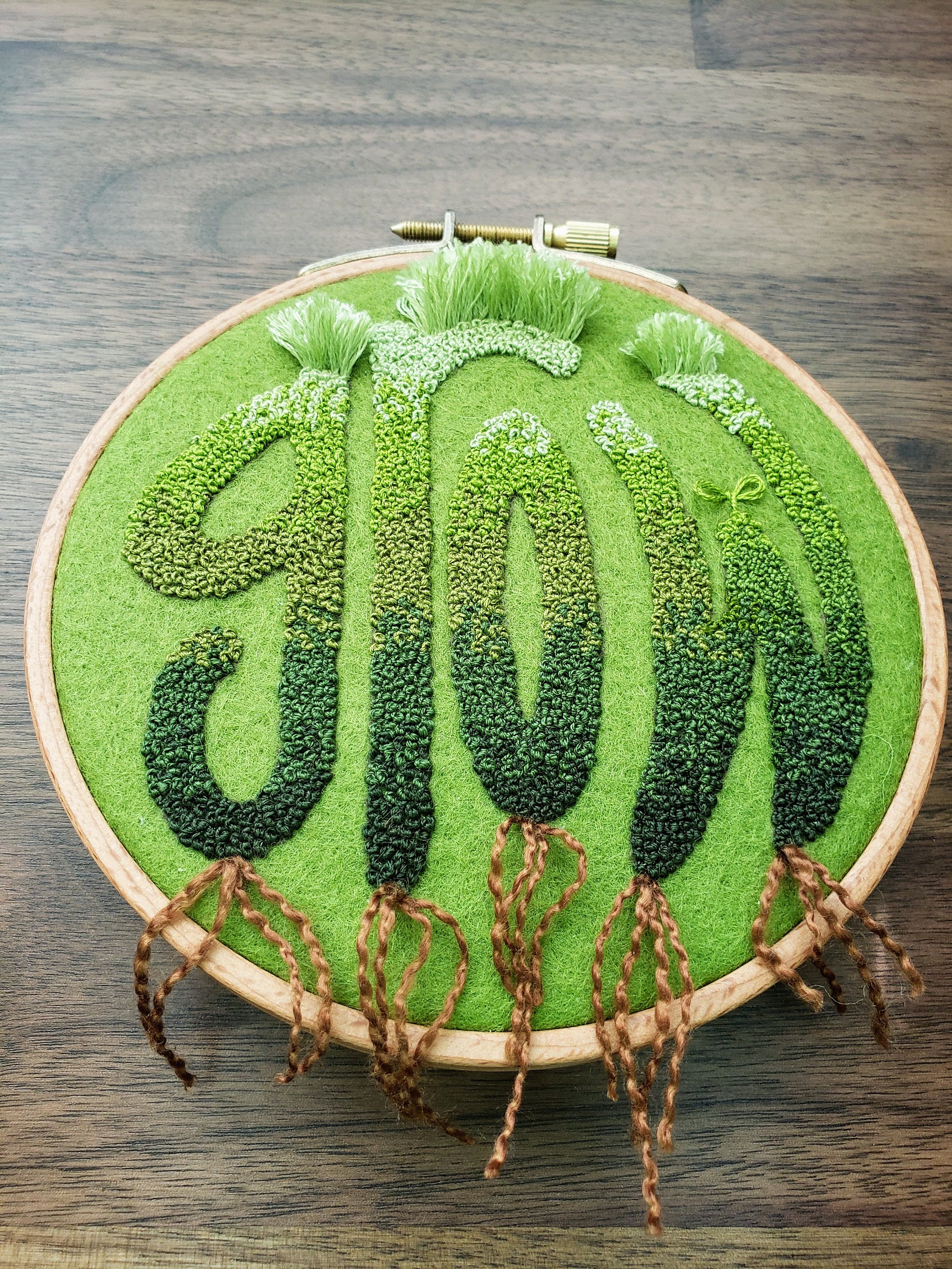 Grass Grows Greener PDF Stumpwork Embroidery Pattern | Beginner Hand ...