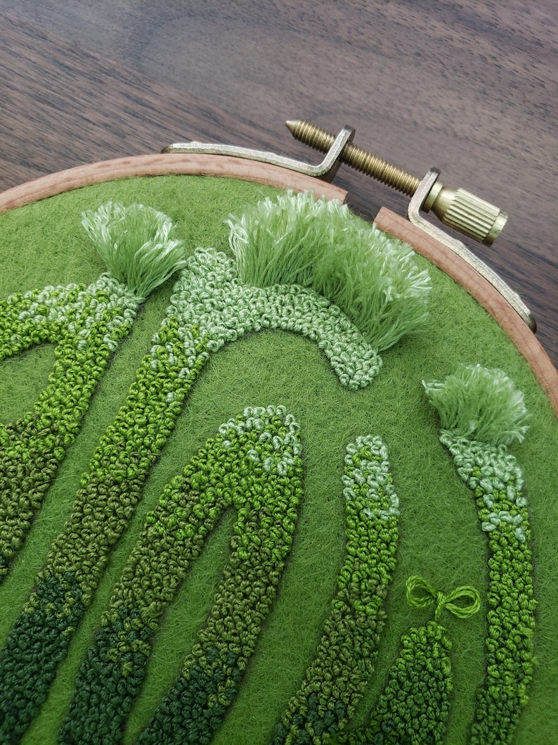 Grass Grows Greener PDF Stumpwork Embroidery Pattern | Beginner Hand ...