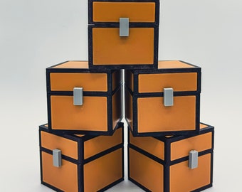 Single Chest Storage Box Minecraft Inspired 3D Printed