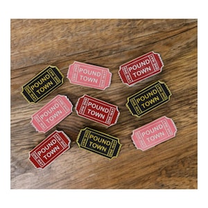 Pound Town Ticket | Valentine's Gift | One-Way Ticket To Pound Town | Funny Gag Gift | Gift For Her | Gift For Him | Anniversary Gift
