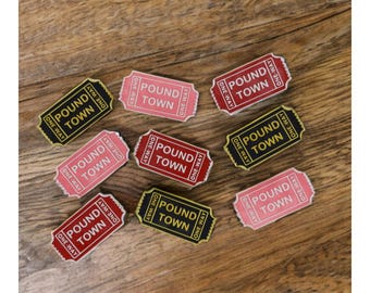 Pound Town Ticket | Valentine's Gift | One-Way Ticket To Pound Town | Funny Gag Gift | Gift For Her | Gift For Him | Anniversary Gift