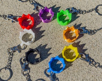 Runescape Partyhat Mini Keychains OSRS Old School Runescape Gift Party hats Gaming RS3