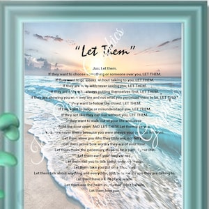 Può includere: Una citazione motivazionale sul lasciare che le persone siano se stesse, con uno sfondo di spiaggia. La citazione recita "Let Them" e include il testo "Jus. Let them. If they want to choose something or someone over you, LET THEM. If they want to go weeks without talking to you, LET THEM. If they are okay with never seeing you, LET THEM. If they are okay with, always putting themselves first, LET THEM. If they are showing you who they are and not what you perceived them to be, LET THEM. If they want to follow the crowd, LET THEM. If they want to judge or misunderstand you, LET THEM. If they act like they can live without you, LET THEM. If they want to walk out of your life and leave hold the door open, AND LET THEM. Let them see you. You're never theirs because you were always your own. So let them. Let them show you who they truly are, not tell you. Let them prove how worthy they are of your time. Let them make the necessary steps to be a part of your life. Let them earn your forgiveness. Let them call you to talk about ordinary things. Let them take you out on a Thursday. Let them talk about anything and everything, just because it's you they are talking to. Let them have a life place in you. Let them see the heart in you that didn't harden. Let them love you. Author: Casie Phillips."