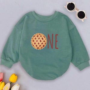 Urodzinowy kombinezon dla niemowląt Cutie Pie, strój dla niemowląt Cake Smash, body dla niemowląt Pumpkin Pie, urocze ubranka dla niemowląt, prezent dla niemowląt w postaci ciasta na Święto Dziękczynienia