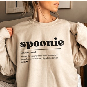 Spoonie Definition Sweatshirt, Chronische Krankheit Pullover, Versteckte Behinderung, Unsichtbare Krankheit, Löffel Theorie Shirt, Chronische Schmerzen
