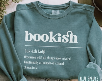 Bookish definition sweatshirt, Book lover gifts, Bookish merch, Bookworm sweater, Book crewneck, Booktok merch, Librarian shirt, Book gifts